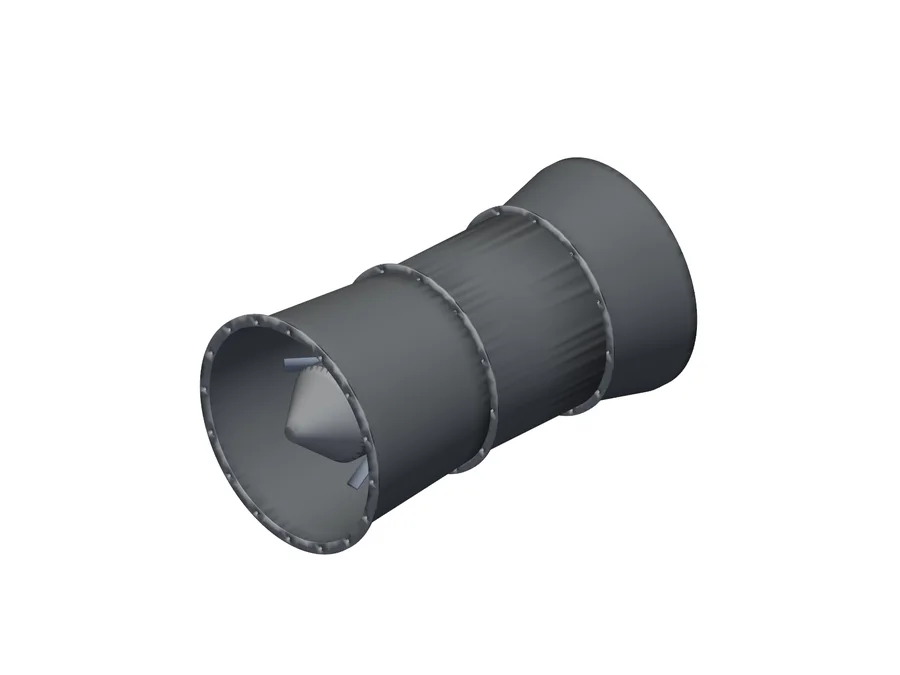 Welded steel plate impeller — SINDFAN E4B